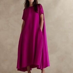 Banana Republic Vibrant Purple Maxi Dress